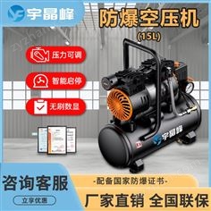 宇晶峰防爆空壓機(jī)15L