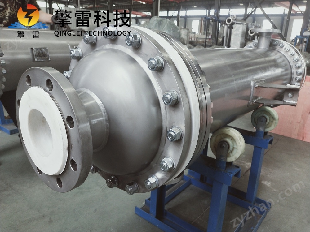 化工行業碳化硅冷凝器浮頭結構