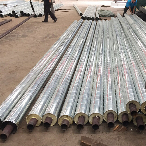 219*6直縫聚氨酯預制供暖保溫管成品